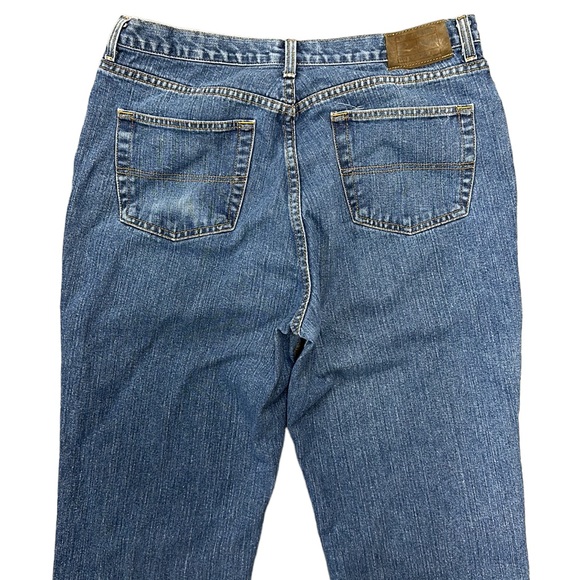 Vintage 90s Tommy Hilfiger Classic Blue Denim Men's Boot Cut Jeans 36" x 32" - Picture 4 of 7